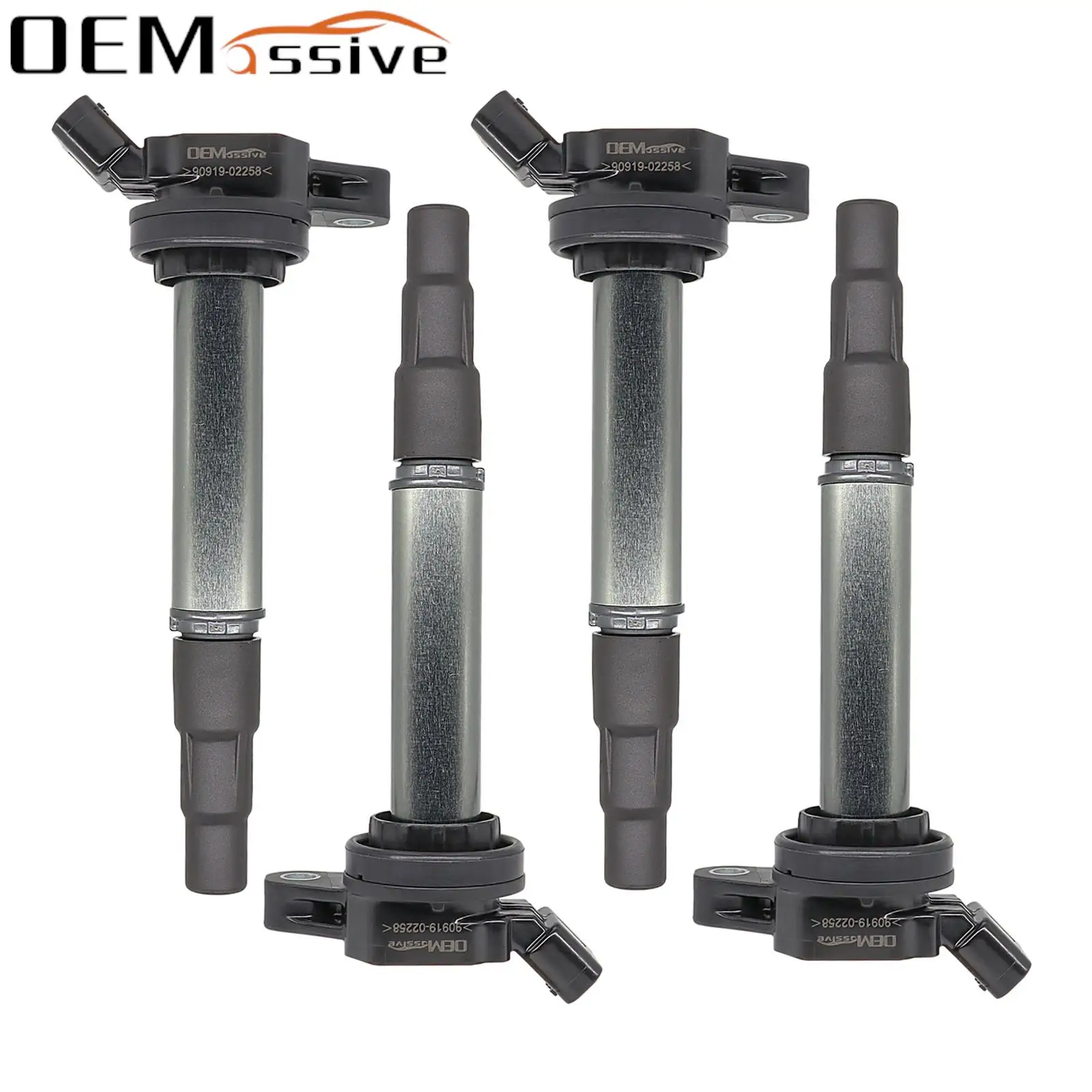 4× Car Ignition Coils OEM 90919 02258 90919 02252 For Lexus CT200h 1.8L