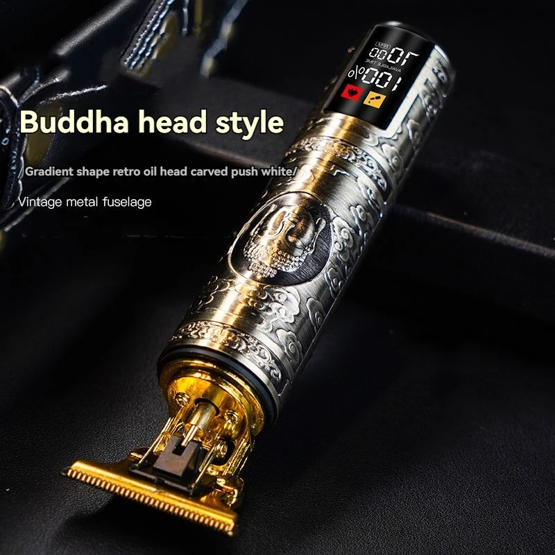 Professional 3-speed adjustment scissors beard trimmer with LED display USB alloy knife head lithium battery accessories BEST SELLERS Professional 3-speed adjustment scissors beard trimmer with LED display USB alloy knife head lithium battery accessories BEST SELLERS