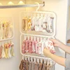 Multi-clip Sock Drying Rack Multi-functional Removable Space-saving Socks Underwear Baby Saliva Towel Household Storage Rack 4