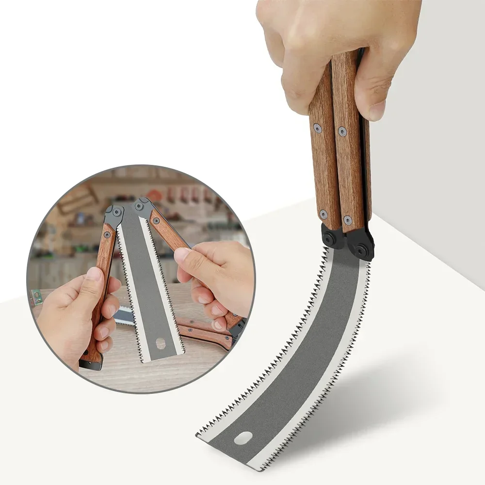Portable Folding Hand Saw Wood Saw Fine 45°and 90° for Coarse Fine Cutting Suitable for Sawing Garden Branches Cutting Woodwork 4
