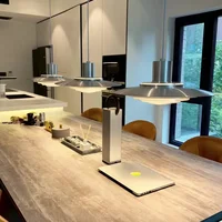 Danish Design UFO Pendant Light High Quality Round Led Hanging Lamp Bedroom Dining Room Luster Droplight Kitchen Bar Chandeliers 2