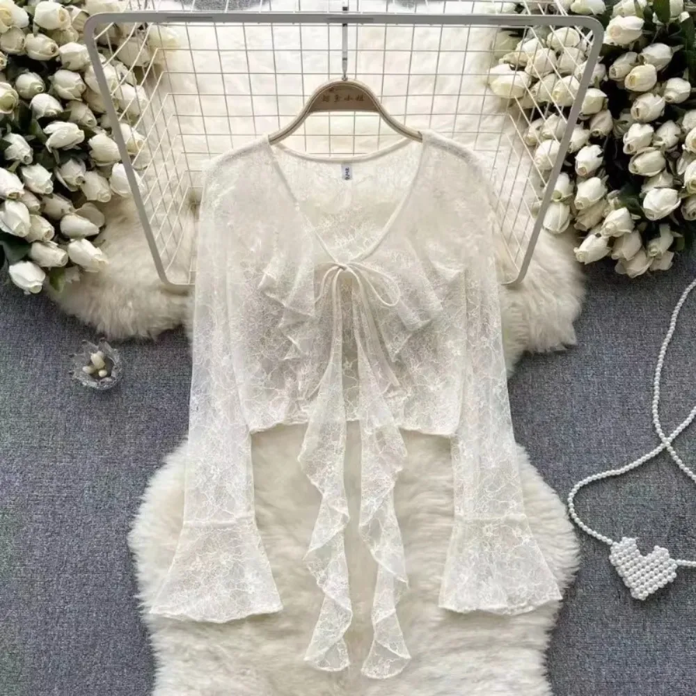 รูปสินค้า เสื้อสเวตเตอร์แขนยาว ผ้าลินิน ดีไซน์เรียบหรู ใส่ได้ทุกวัน