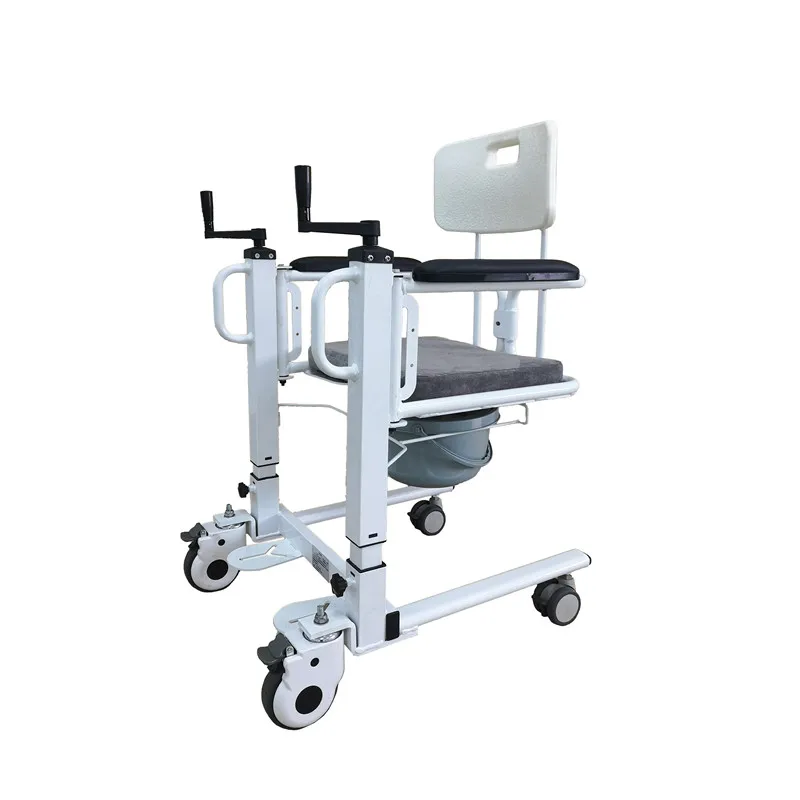Patient Transfer Lift Chair With Commode Wheelchair Elderly Paralyzed Patient Lifts And Transfer