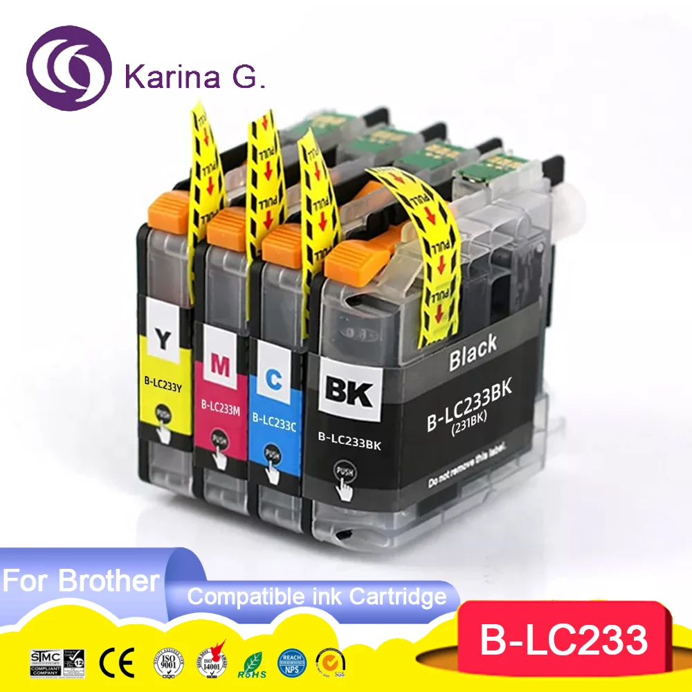 LC233 LC 233 231 LC231 Premium Color Compatible Ink Cartridge for MFC-J5720/J41