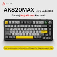 AJAZZ AK820MAX Magnetic Axis Wire/Wireless RGB Mechanical Keyboard Gasket Structure Full-key Hot-swappable For E-sports Keyboard 1