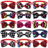 10/20PCS Handmade Dog Collars Adjustable Bows For Dogs Pet Dog Bowties Collars Grooming Accessories Pet Supplies 6