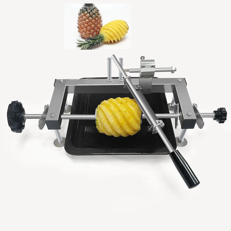 

High Efficiency Manual Stainless Steel Pineapple Skin Peeler Machine Pineapple Pitting Machine Slicer Peeling Knife Cutter Tool