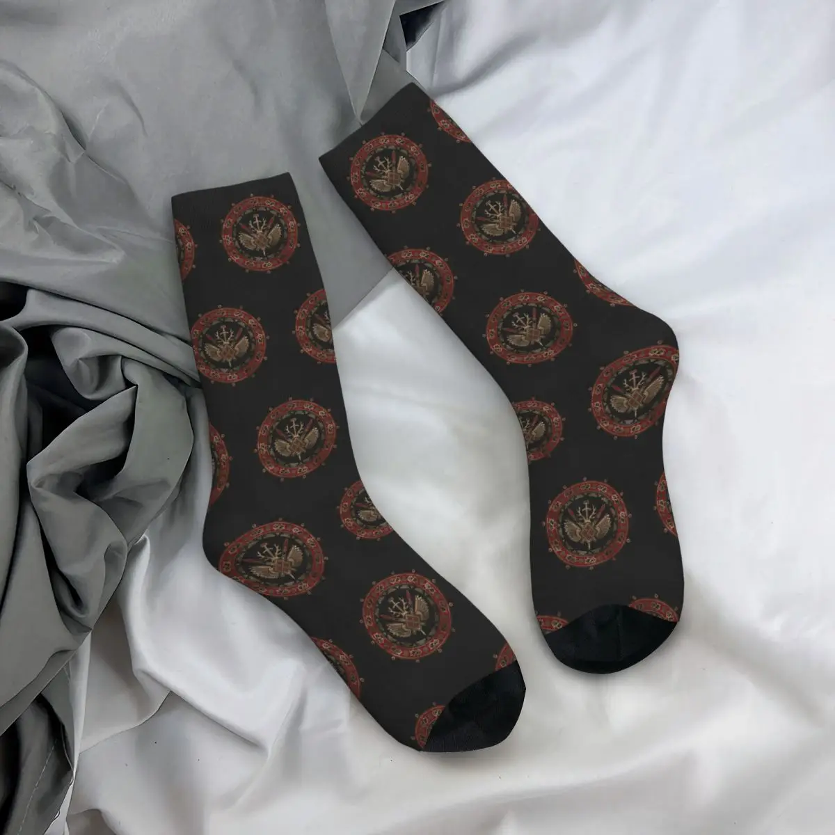 

Funny Men's Socks Novelty Gungnir Spear Of Odin Viking Norse Mythology Sock Polyester Graphic Women Socks Spring Autumn Winter