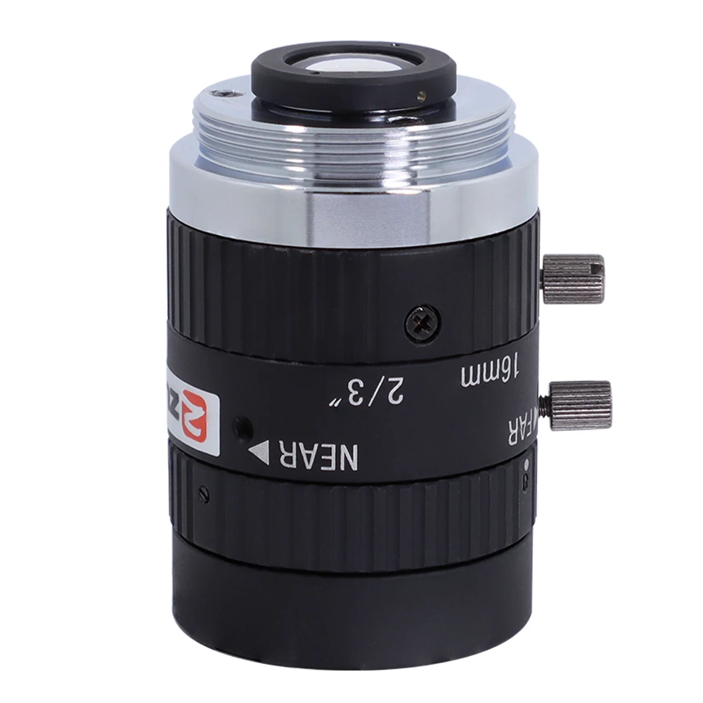 Фото ZLKC 5MP C Mount 8mm 12mm 16mm 25mm 35mm 50mm Lens 2/3 Inch FA Machine Vision Industrial Camera Manual Iris Low Distortion F1.8 №2