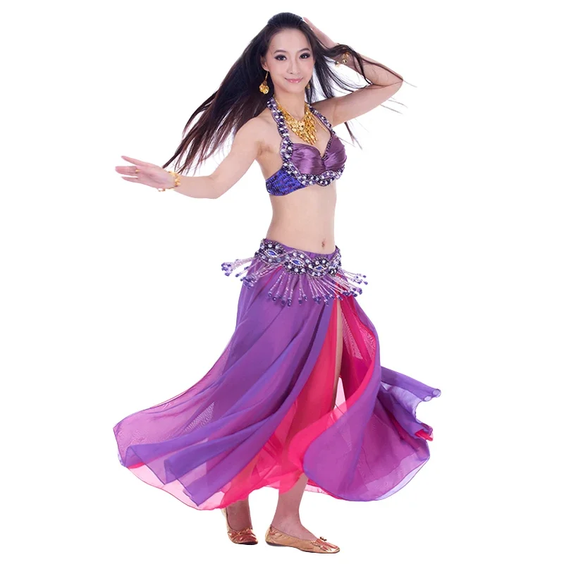 Gonna Chiffon Per Danza Del Ventre - Taglia Unica, Per Allenamento E Spettacoli - Foto 8