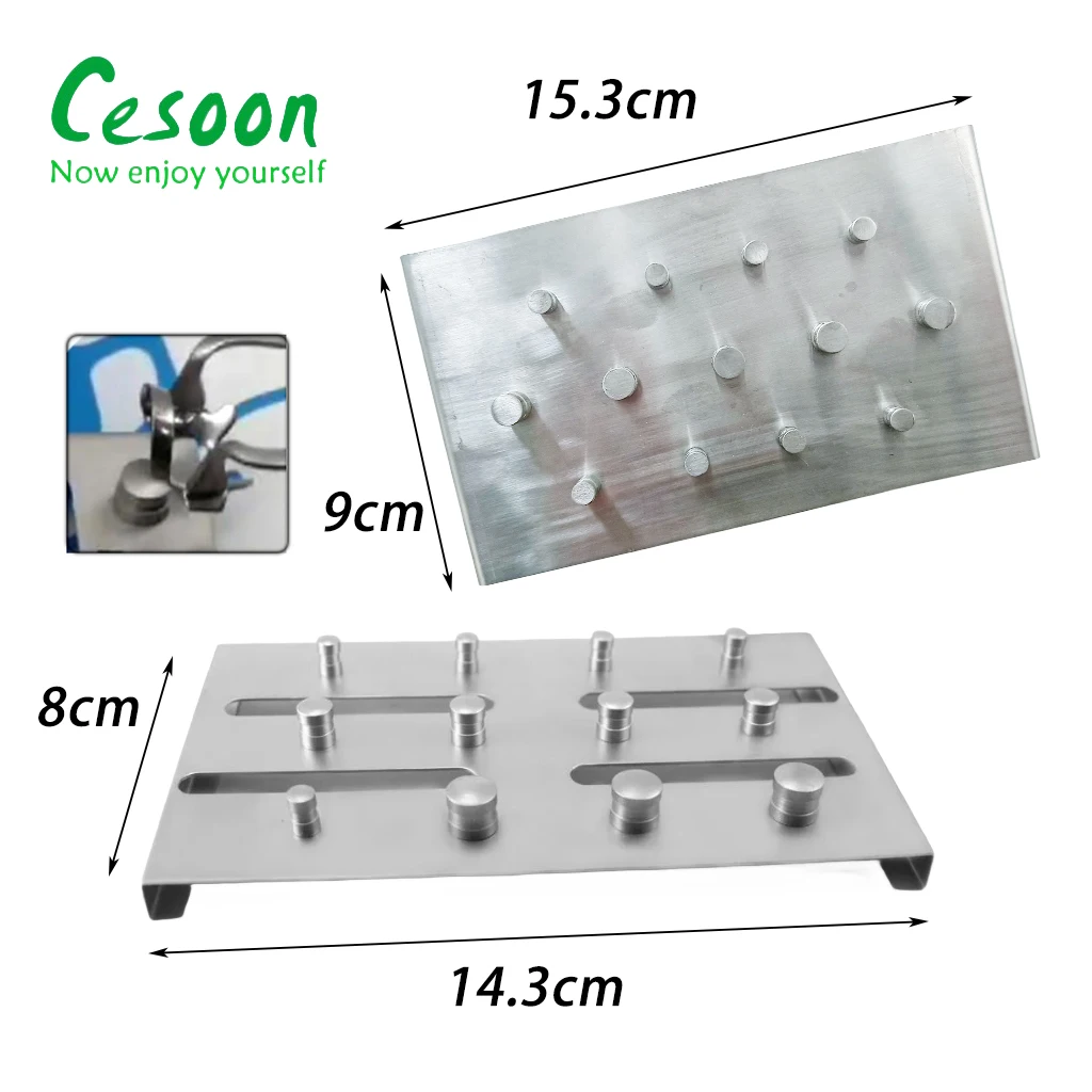 

Dental Rubber Dam Clamps Tray Holder Endodontic Barrier Clip Holding Stainless Steel Restorative Material Dentist Tool Equipment