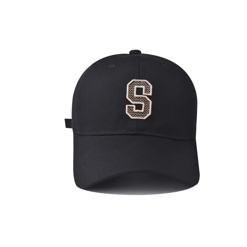 S letter Baseball Cap Snapback Hat Sun hat Spring Autumn baseball cap Sport cap Cap Hip Hop Fitted Hats For Men Women