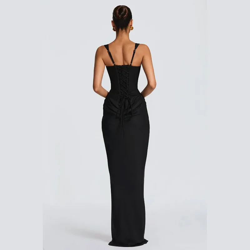 Women Sexy Luxury Party Maxi Dress Elegant High Neck Sleeveless Slim Fit Long Robe 2026 New Shinny Chic Lady Wedding Guest Dress S96f6ed5baac8430d917b8fd5b4df0433T