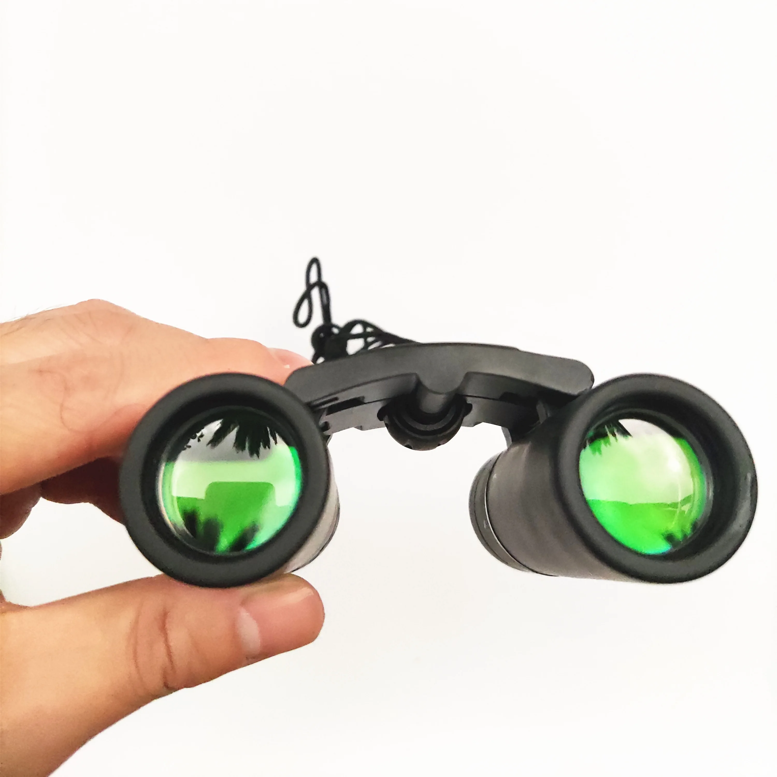 9000x25 HD Zoom Portable Powerful Binoculars Long Range BAK4 Telescope Jumelles Folding BAK4 Binoculars for Hunting Camping 5