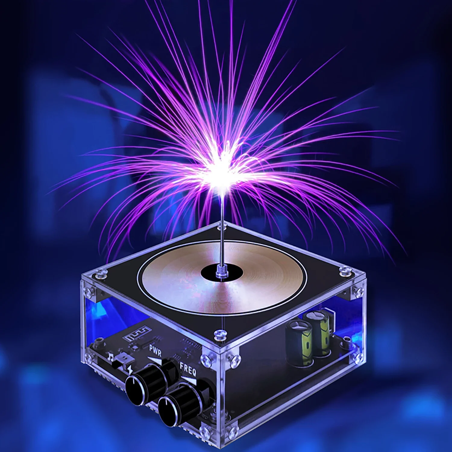 MultiFunctionTeslaMusicTeslaCoilSpeakerWirelessTransmissionLightingScienceand