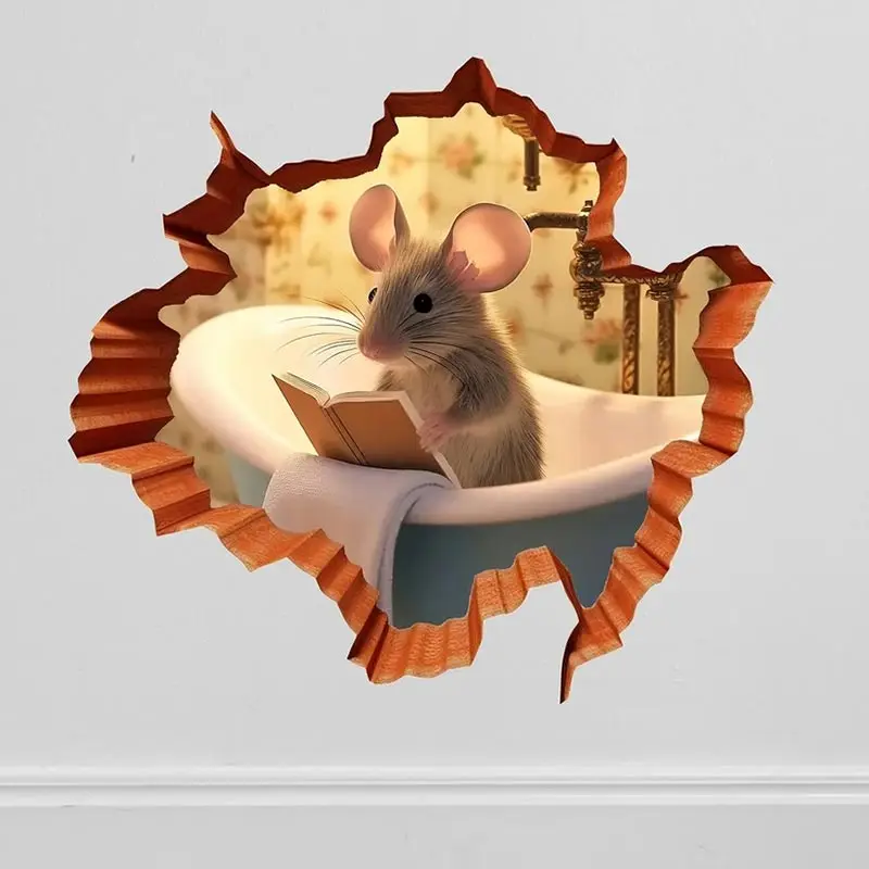 Mouse Reading Decor