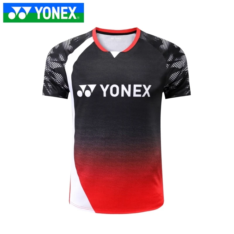 Yonex men quick drying shorts short sleeve breathable quick drying badminton wear short sleeve top running sports fitness pants