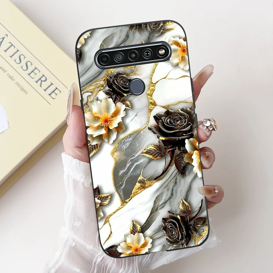 Cute Letters Cartoon Soft TPU Matte Phone Case Cover