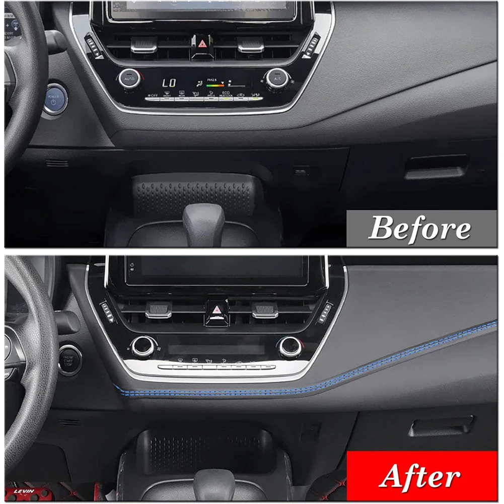 2M Universal Car Mouldings Trim PU Leather DIY Braid Decorative Line Strip For Door Dashboard Sticker Car Interior Accessories