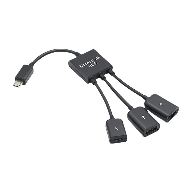OTG Adapter USB To Type C Adapter Type-C USB Adapter OTG Cable USB 2.0 Male To Micro Female Adapter HUB 3 in 1