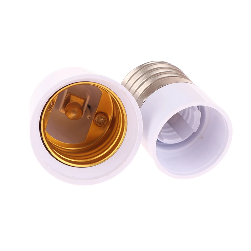 Lamp Bulb Holder Lamp Holder Lamp Base Socket Converter LED Lamp Base Lamp Socket Adapter White LED Bulb Converter E14 To E27/E27 To E14 Lamp Bulb Base Holder Female E27 Male Adapter Conversion Socket Adapter