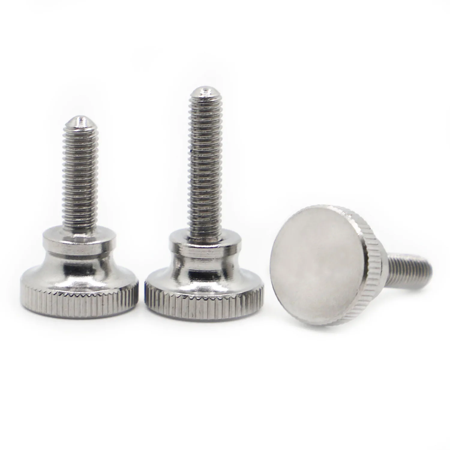 

GB834 DIN464 M2 M2.5 M3 M4 M5 M6 M8 304 Stainless Steel Knurl Head Hand Tighten Curtain Wall Glass Lock Thumb Screw Bolts