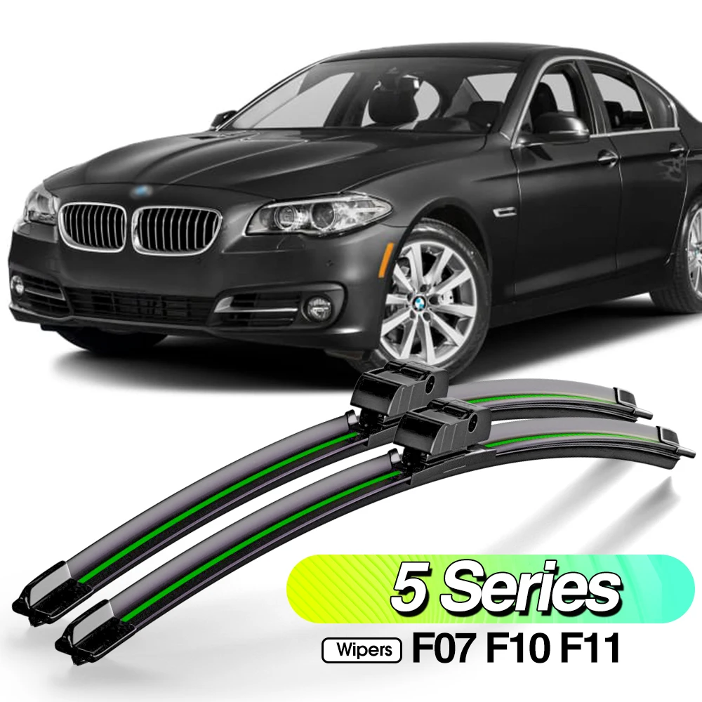 

For BMW 5 Series F07 F10 F11 2010-2016 2pcs Front Windshield Wiper Blades Windscreen Window Accessories 2011 2012 2013 2014 2015