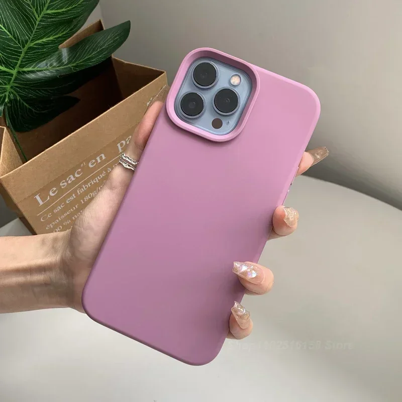 thumbnail image 1 of Funda de silicona líquida oficial original para Apple iPhone 16 15 14 13 12 11 Pro Max 8 7 Plus XS Max XR XS X Funda protectora, 1 of 5