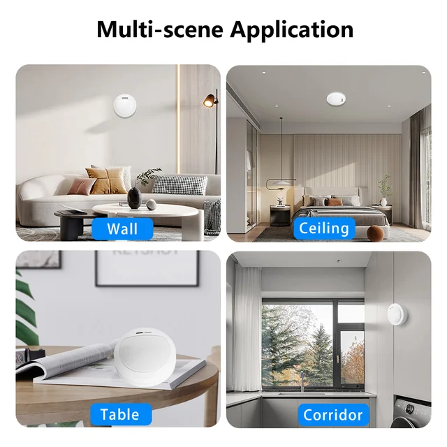 Meian Motion Sensor Infrared Detector Zigbee3.0 Alarm Security Protection System Tuya Smart Life APP Need Hub Host 6