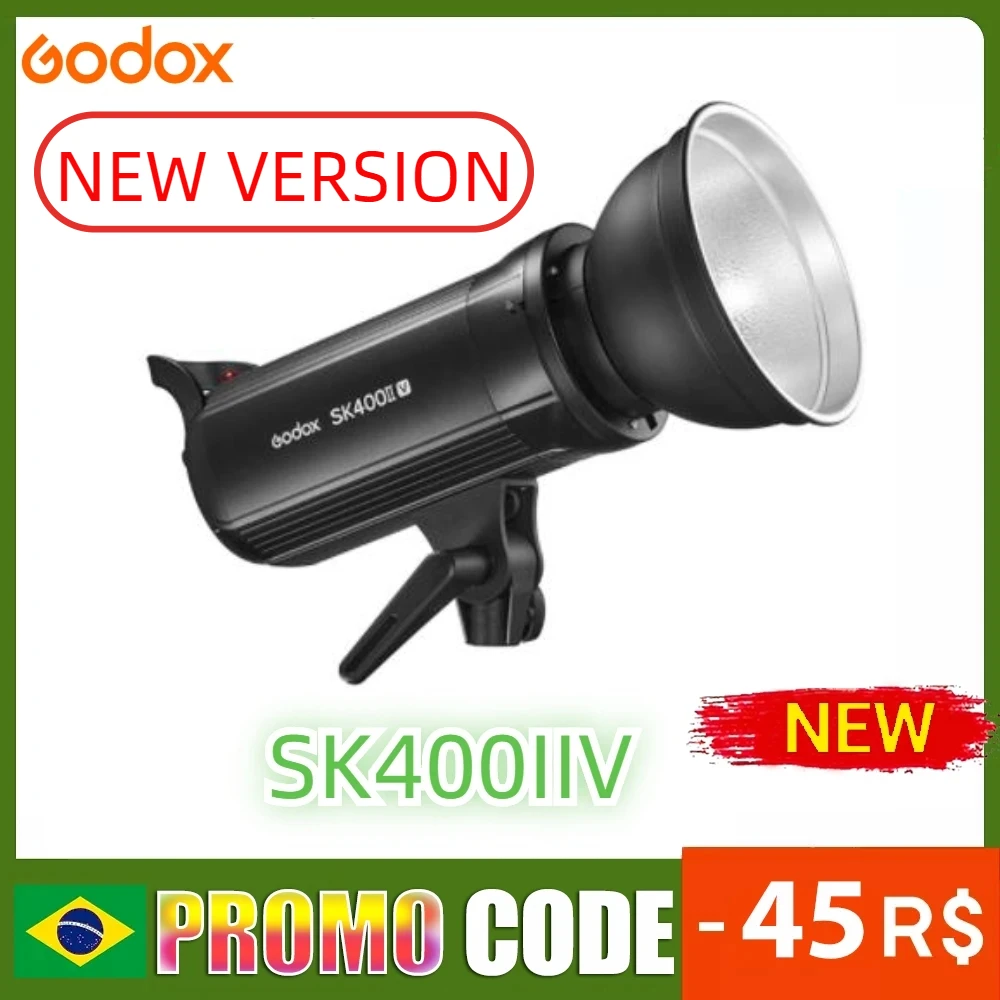 Godox 전문 컴팩트 스튜디오 플래시, 사진 스튜디오 스트림 pk Godox 150Wii Godox sk400II, SK400IIV SK400II-V 400Ws
