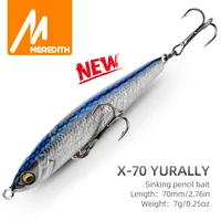 MEREDITH Jerk Pencil Sinking Fishing Lure Wobbler Bass Fish Tackle Lures Fishing Accessories Saltwater Lures Trolling Fish Bait 1