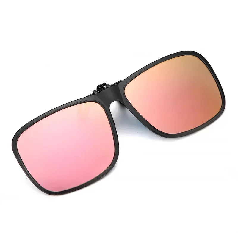 3 Pezzi Occhiali da Sole Polarizzati con Clip Ribaltabili, Antiriflesso Unisex, Occhiali da Guida Notturni per All'Aperto (Multicolore