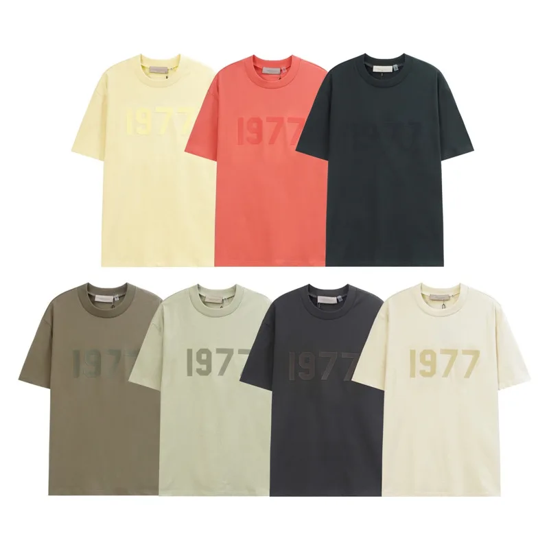 American Fashion Brand Double Line Tshrit And Shorts For Men 2024 Summer New Solid Cotton Casual Set Simple Classic Streetwear