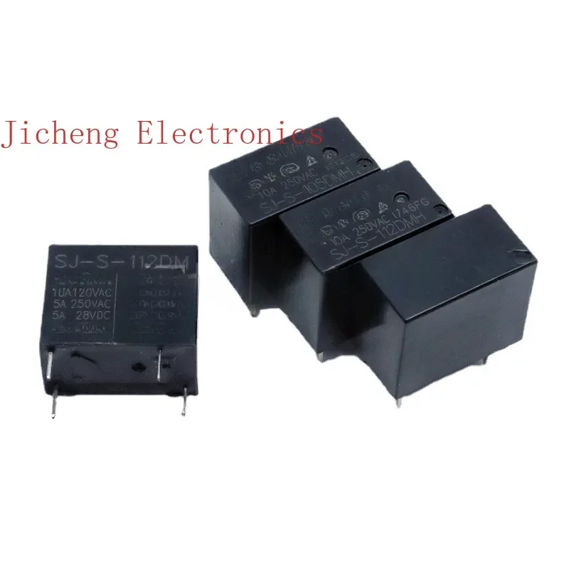 

10PCS SJ-S-105LM(3A4PIN) SJ-S-112LM(3A4PIN) SJ-S-124LM(3A4PIN) SJ-S-105DM(5A4PIN) SJ-S-112DM(5A4PIN) SJ-S-124DM(5A4PIN) Relay