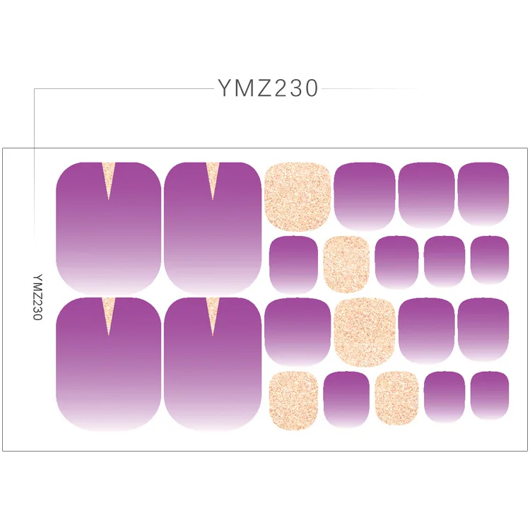 Manicure Nail Polish Film And Toenail Stickers High-quality Materials Toenail Stickers Health & Beauty Show Whiteness Summer