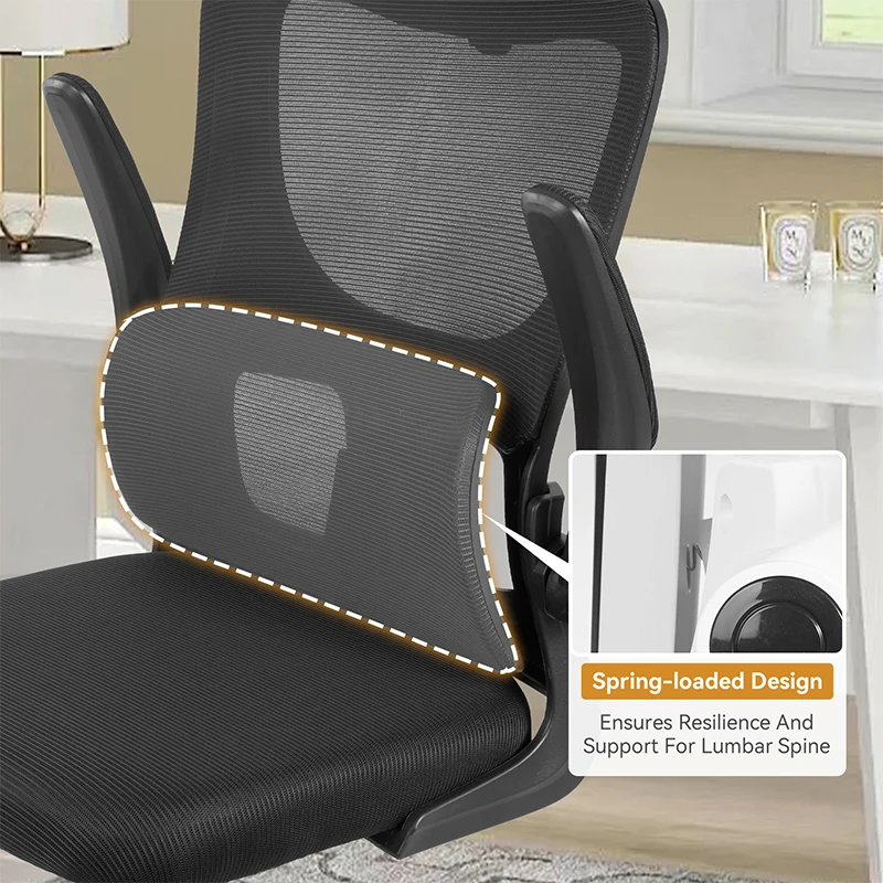 Office Chair Ergonomic High Back Chair Mesh Sliding Gaming Computer Chairs Adjustable Rotating Armchair Commercial Home Furnitur 3