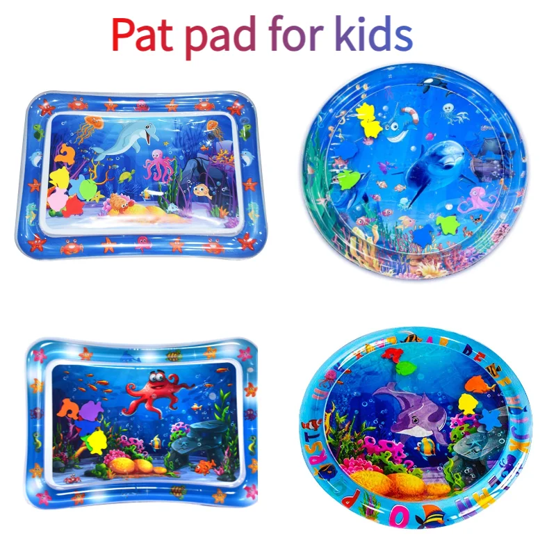 Baby Play Mat 1 PCS Children's Inflatable Pat Pad PVC Marine Animal Water Toy Crawling