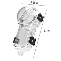 Invisible Dive Case Waterproof Case Protective Underwater Diving Housing Shell for Insta360 X4 Air Accessories - Image 5