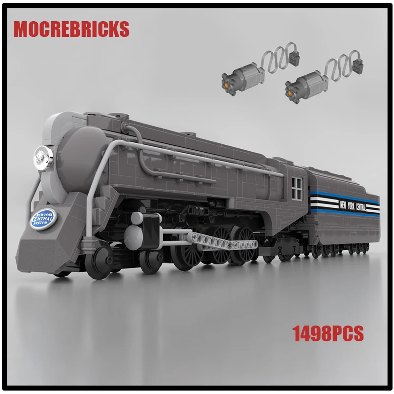 

Modern Urban High-tech Locomotive With Power Motor Building Blocks Assembly Model Children's Creative Puzzle Toys Christmas Gift