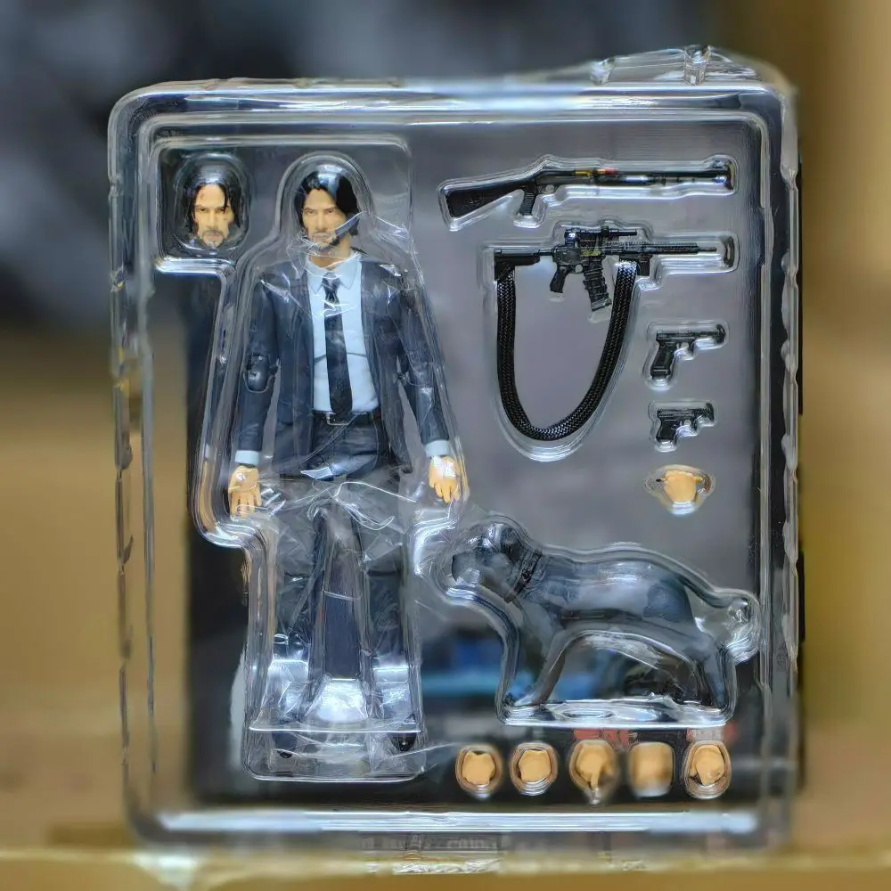 Mafex 085 John Wick Actionfigur zum Sammeln, Modell, Gelenk kann sich bewegen, Desktop-Dekoration, Kindergeburtstagsgeschenk, Spielzeug, Ornament – Detail 5