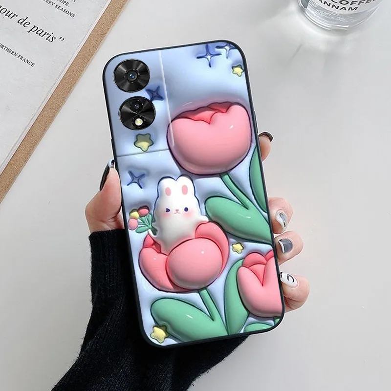 Fashionable Soft Silicone Back Cover - Cute and Stylish Protective Case