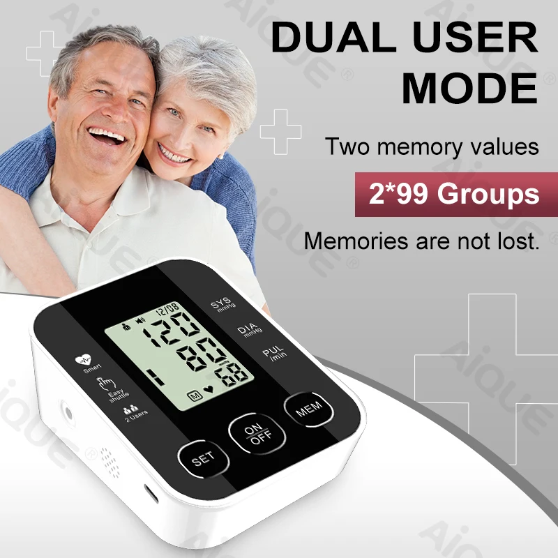 JUSTLANG Medical Arm Blood Pressure Monitor Digital Tensiometer Tonometer Baumanometer 22-32 CM Cuff Health Care for Adult 4