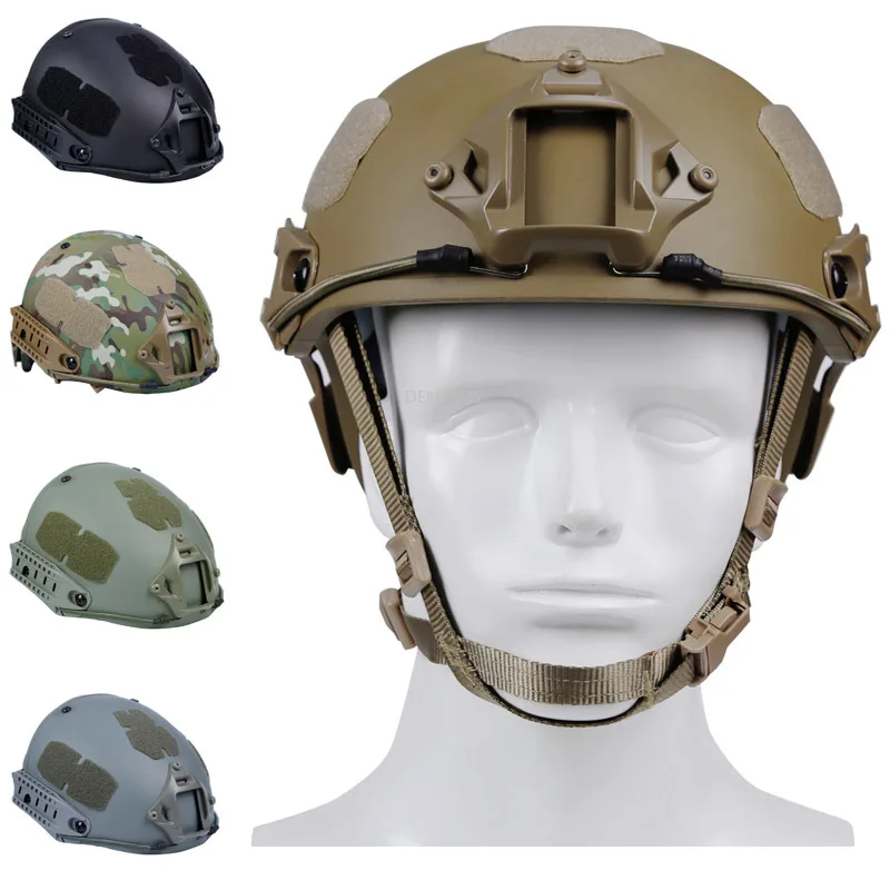 

Tactical Paintball Helmet Impact Resistant Hunting Shooting Half Covered Helmets with Soft Inner Pads Airsoft CS Combat Helmets