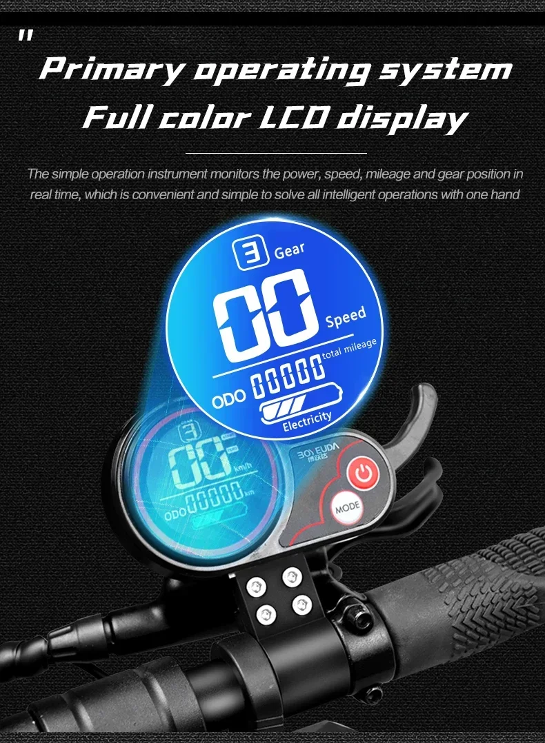 BOYUEDA S3 E-Scooter 6000W Dual Motor 60V 38AH Lithium Battery Off-road Scooters Electric 11Inch City Folding Electric Scooter S96f8eee69fa841fc960777c502f00c4et