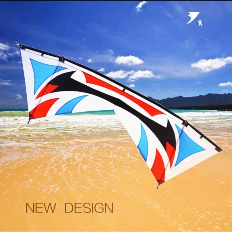 Free shipping quad line stunt kites for adults kite line rev outdoor fun sports big wind kite Flying kite professional kite koi 3