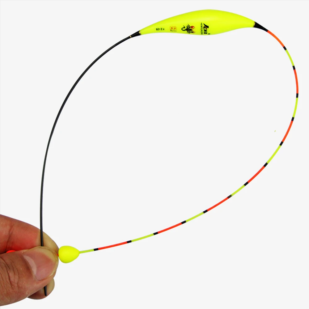 Description Picture 3 of itemFishing Floats Eye-catching Floating Ball Slidding Composite Nano Buoy Moveable Beads Tail Bobber Fishing Tackle Accessories