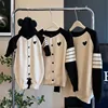 Family Matching Sweaters Autumn Winter Patchwork Long Sleeves Pullover Love Heart Knitwear Parenting Knit Cardigan Sweater H4380 1