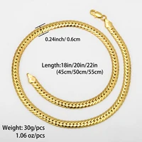 Unisex Italian Chain Necklace