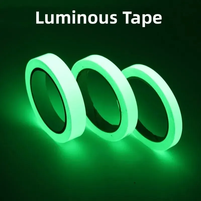 3m Luminous Tape Green Warning Ground Light Storage Stair Anti-Slip Sticker Bicycle Frame Warning Reflective Fluorescent Tape luminous tape