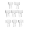 8 Pcs Breast Pumps & Accessories Silicone Parts Manual Breast Pump Valves Manual Women Backflow 1
